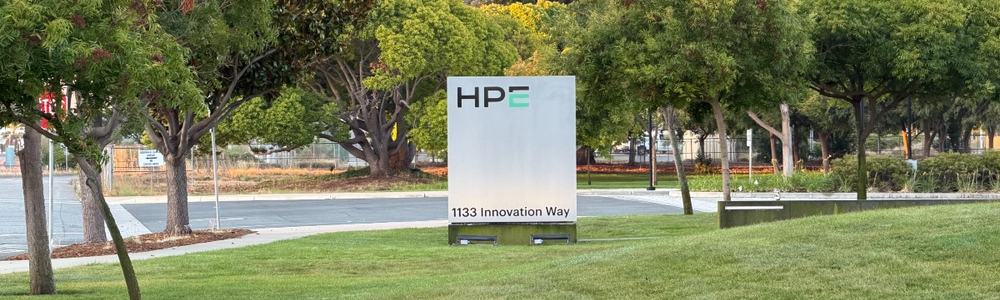HPE sign