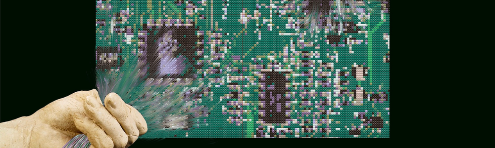 Woven Circuit by Hanna Barakat & Archival Images of AI + AIxDESIGN