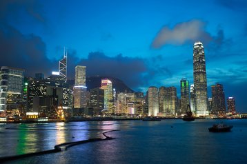 hong kong skyline lights thinkstock photos lovestock