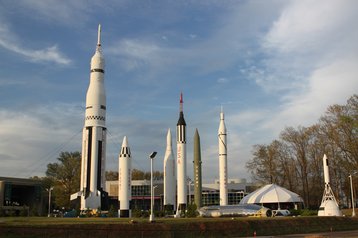 Rocket Park at the US Space and Rocket Center, Huntsville, Alabama