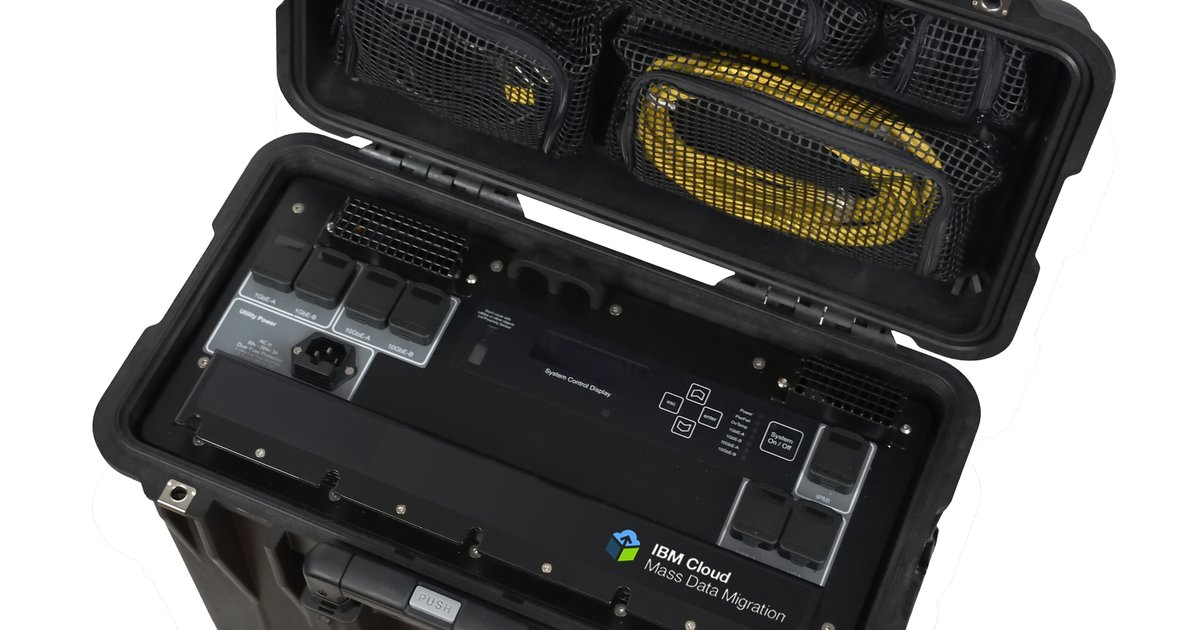 IBM rolls out cloud courier service with 120TB storage blocks - DCD