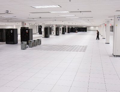 An IBM data center in North Carolina. IBM is a major global data center outsourcing player.