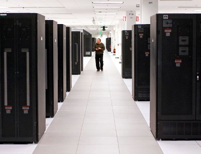 An IBM data center in North CarolinaÔÇÖs Research Triangle Park