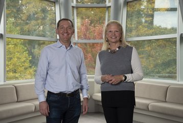 Jim Whitehurst, Red Hat CEO, and Ginni Rometty, IBM CEO