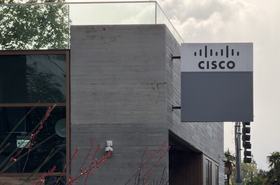 Cisco San Jose office hanging sign