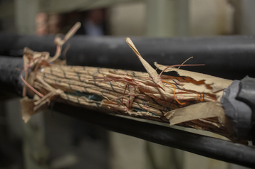 Copper wire paper cover insulation