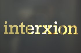Interxion logo on a cabinet