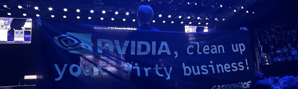 Greenpeace Nvidia GTC Berlin