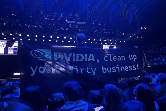 Greenpeace Nvidia GTC Berlin