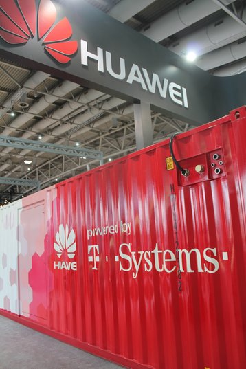 Huawei outdoor modular container sold by T Systems