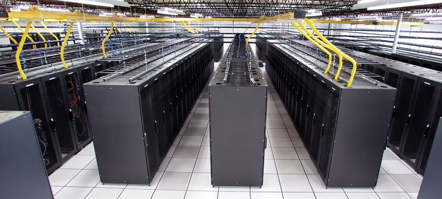 Inside one of TierPoint's data centers