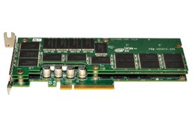 Intel's SSD 910 solid state drives for data center storage. Courtesy of Intel.