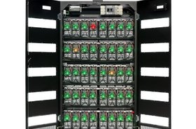 An IntelliBatt (now Canara) battery cabinet