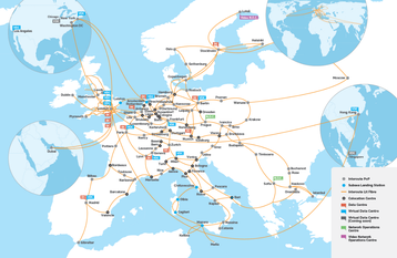 Interoute network map
