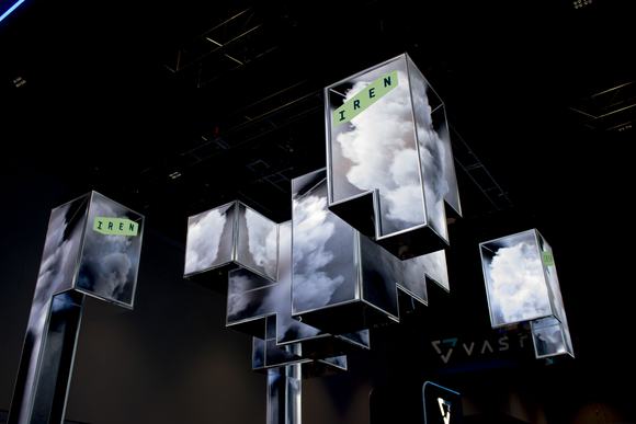 Iren logo at Nvidia GTC