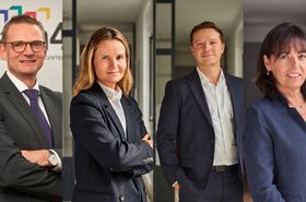 Jérôme Totel CSO, Stephanie Besnier CFO, Hadrien Karabachian & Nathalie Braud.