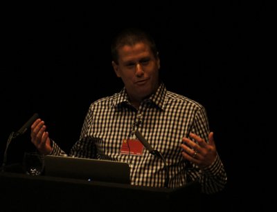 OpenStack Co-counder Jim Curry speaking in London today