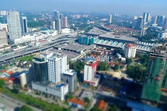 A view of Johor Bahru, Malaysia