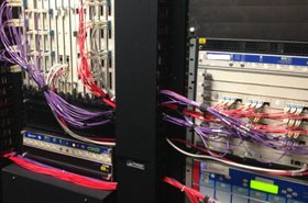 Juniper gear deployed at a data center. Source: Juniper Facebook page