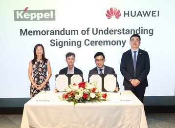Keppel x Huawei MOU Signing Ceremony Image for Press Release