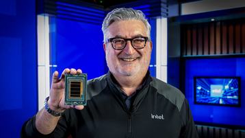 Kevork Kechichian, executive vice president and general manager of the Data Center Group (DCG) with an Intel® Xeon™ 6+ processor