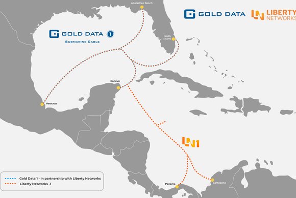 LIBERTY NETWORKS AND GOLD DATA ANNOUNCE COLLABORATION TO DEVELOP A NEW PAN-REGIONAL SUBSEA CABLE SYSTEM I