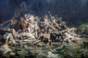 Le déluge de Noe et les compagnons
