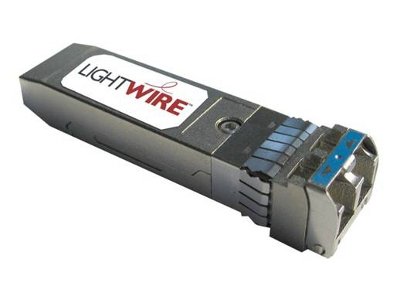 A Lightwire optical transceiver. Image courtesy of Lightwire