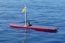 Liquid Robotics' wave- and solar-powered floating data center Wave Glider SV3