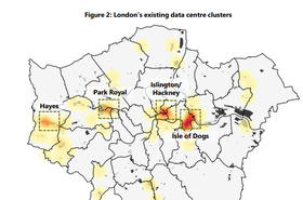 London data center map