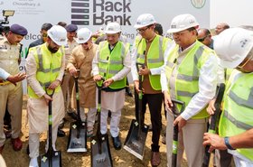 LtoR - Narendra Sen, Founder & CEO, RackBank, Jeff Ferry, Head of Investment, RackBank, Chief Minister of Chhattisgarh, Shri Vishnu Deo Sai, Shri OP Choudhary, Honourable Minister, Finance, Housing & Envir.jpeg