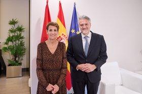 María Chivite y Alberto Granados