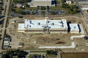Marine Forces Reserve building in the future Federal City in New Orleans, Louisiana.