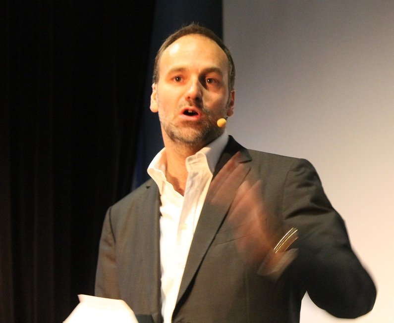 Mark Shuttleworth, CEO of the source of Unbuntu, Canonical. Photo Peter Judge