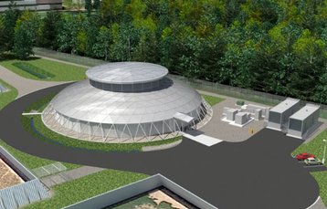 The Data Dome at OHSU - 3D render