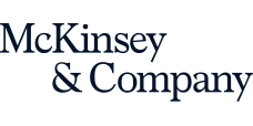 Mckinsey logo Blue