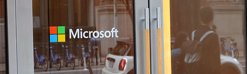 Microsoft street logo