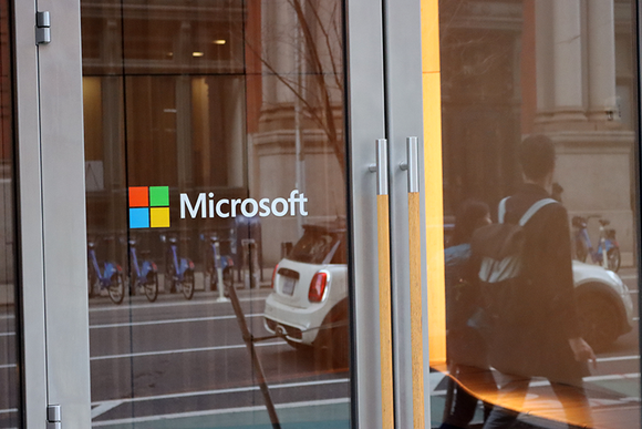 Microsoft street logo