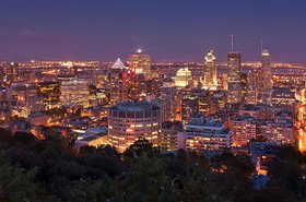 Night view of Montreal. Photo by Paolo Costa Baldi. License: GFDL/CC-BY-SA 3.0