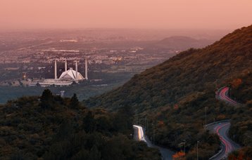 Islamabad, view from from Margala Hills National Park
