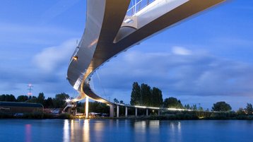 The Nesico Pedestrian Bridge, designed by Arup