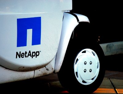 A cart at the NetApp headquarters in Sunnyvale, California