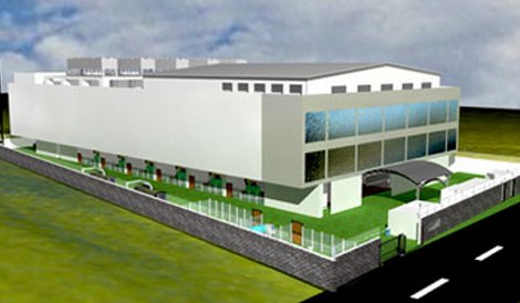 A concept design for Netmagic's new data center in Electronic City, India