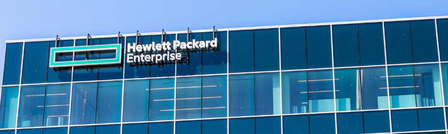 Hewlett Packard Enterprise (HPE) corporate headquarters, San Jose, Silicon Valley - SDx crop