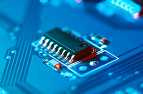 Generic up close image of an SoC - Upscaled and SDx crop