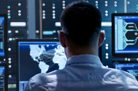 System Security Specialist Working at System Control Center.