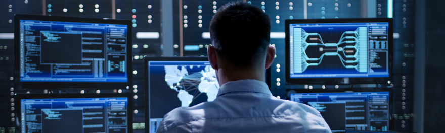 System Security Specialist Working at System Control Center.