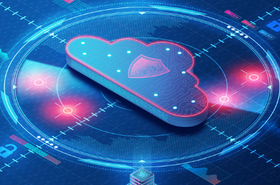 Cloud Computing Security digital render