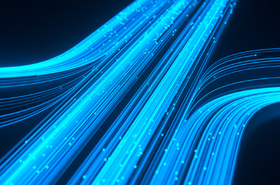 Illustration of high-speed internet connectivity concept