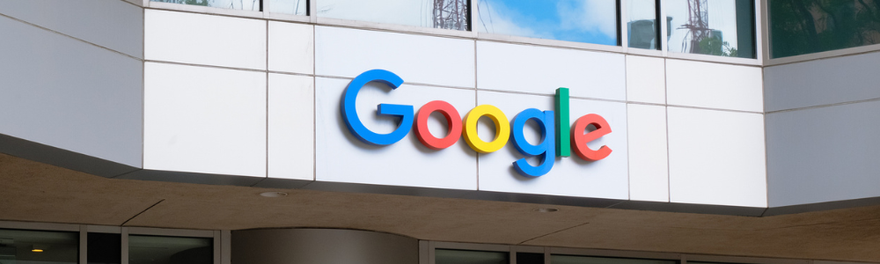 Google office building entrance at Kendall square